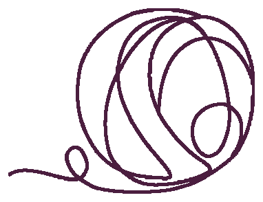 Yarn ball logo